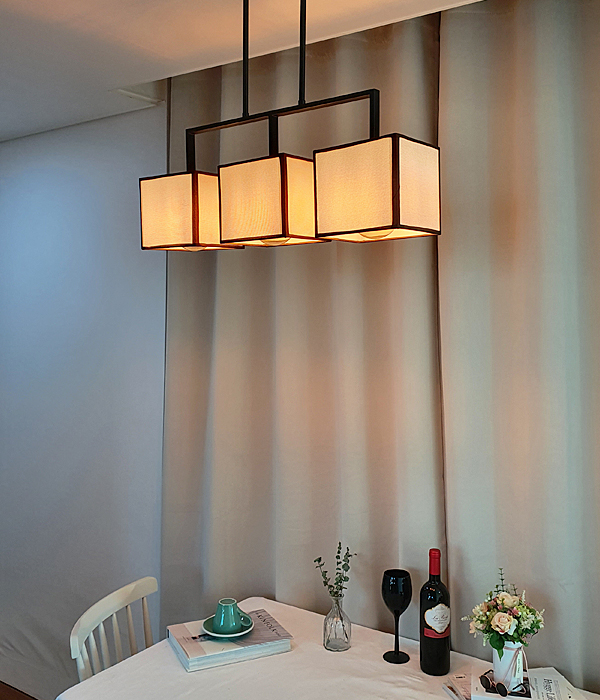 지노 식탁 3등 펜던트 조명, 주방식탁등, 식탁전등