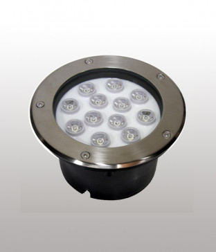 LED 완전 방수 지중등 (원형 파워 LED12W 180파이)